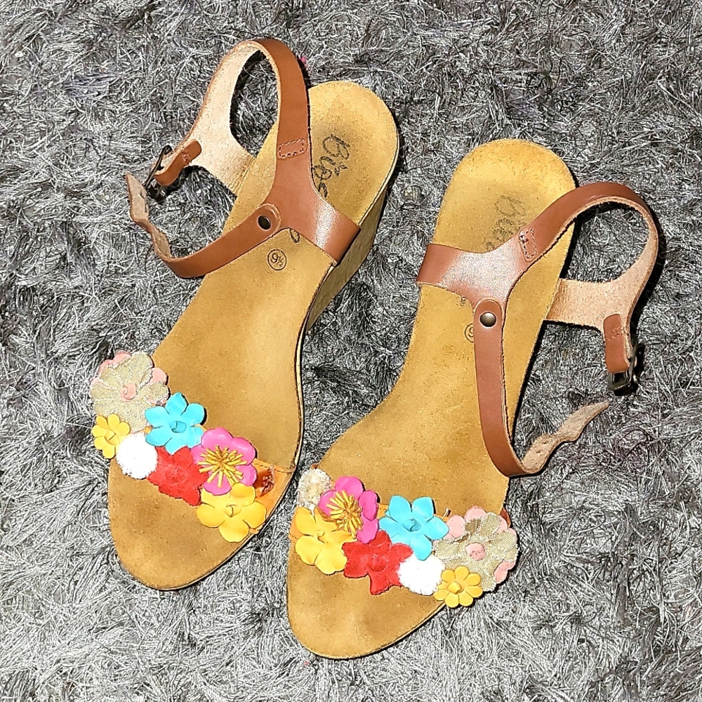 Biostep Italian shoes sz 9.5 wedge